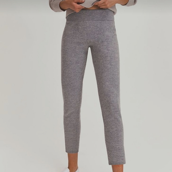 Something Navy Hakama Wool Blend Cigarette Trousers In CM-Camel NWT Size Med - Picture 12 of 16